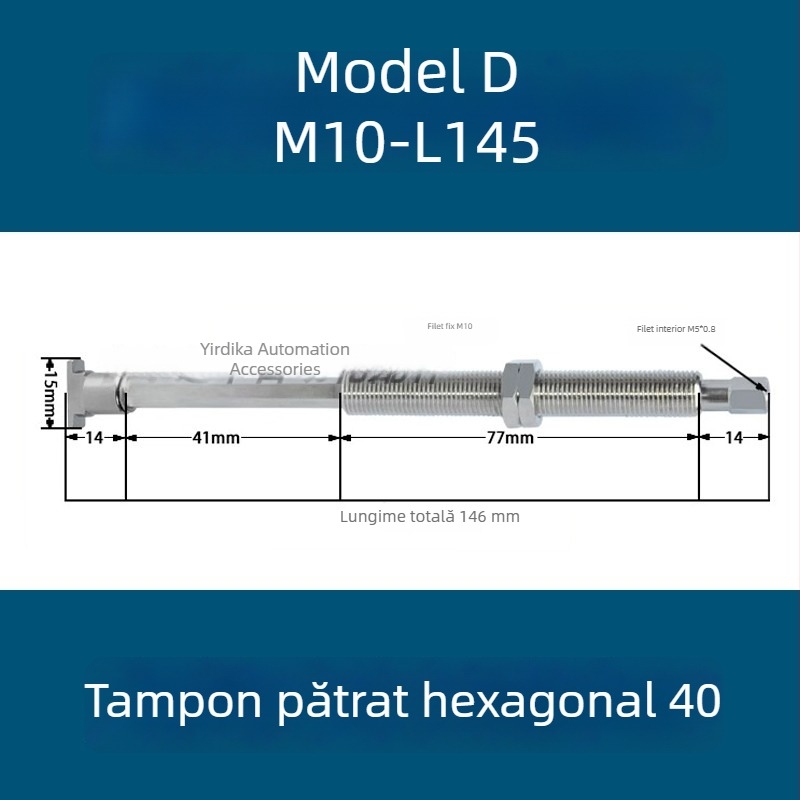Cupă de vid pentru brațul robotic industrial, duză lungă, ovală, din silicon rezistent la temperaturi înalte, antistat.