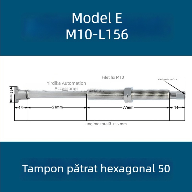 Cupă de vid pentru brațul robotic industrial, duză lungă, ovală, din silicon rezistent la temperaturi înalte, antistat.