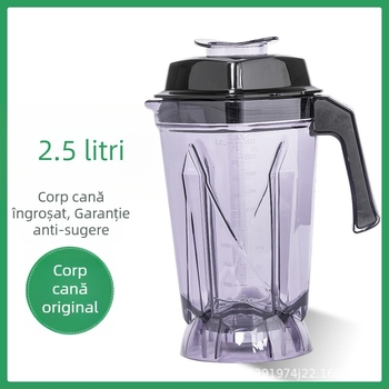 Set universal de accesorii pentru blender de 2,5 L: cană, recipient și ansamblu de cuțite pentru prepararea laptelui de soia