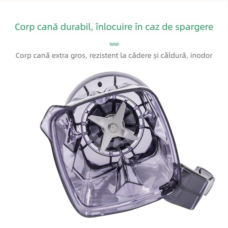 Set universal de accesorii pentru blender de 2,5 L: cană, recipient și ansamblu de cuțite pentru prepararea laptelui de soia