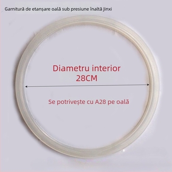 Jinxi inel de etanșare din silicon pentru oală sub presiune – garnitură din aliaj de aluminiu și oțel inoxidabil, accesorii bucătărie