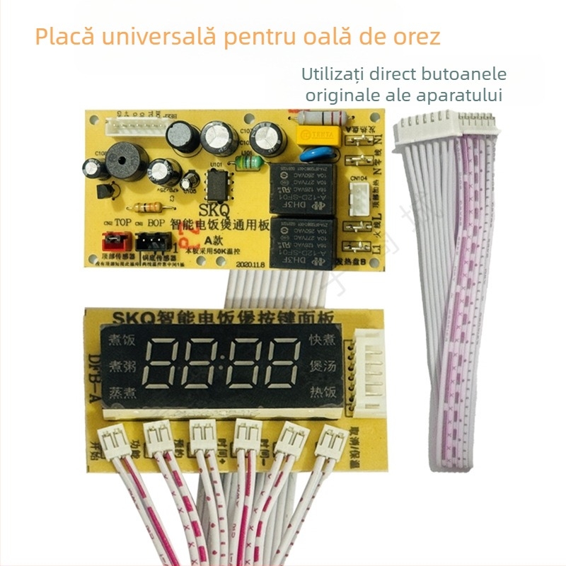 Placă de control universală pentru orez inteligent, compatibilă cu butoanele originale – placă de reparare a plăcii de bază