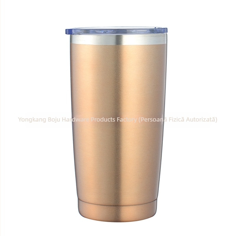 Cană auto izotermă cu vid, 20oz, interior din oțel inoxidabil 304, portabil