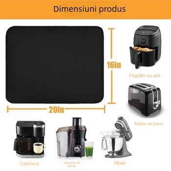 Pad din silicon pentru partea inferioară a friteuzei cu aer, izolație termică, blat de bucătărie, rezistent la temperaturi, multifuncțional anti-arsură