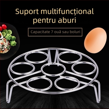 Suport pentru abur ouă din oțel inoxidabil, cu picioare înalte, construcție îngroșată, pentru gătit cu abur în oală de orez