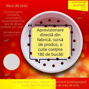 Coș de aburi din plastic, 4 litri, pentru orez gătit în oală electrică