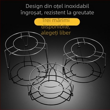 Raft de aburi din oțel inoxidabil, cu picioare îngroșate, izolat, cu separare a apei, multifuncțional pentru restaurante și uz casnic