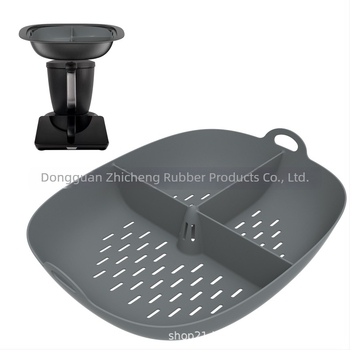 Tavă de aburi din silicon cu plasă și inserție pentru Thermomix TM7