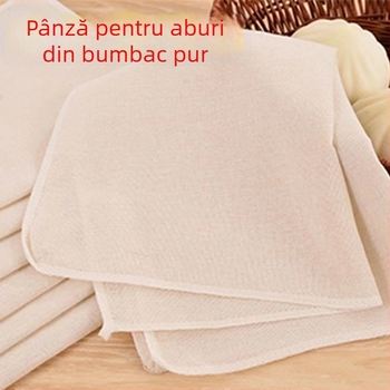 Pânză pătrată pentru aburi, antiaderentă, 70 cm, potrivită pentru chifle la aburi și tofu