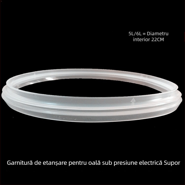 Inel de etanșare din silicon nou pentru oală electrică sub presiune Supor, 5L