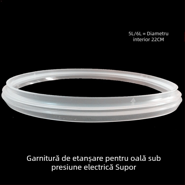 Inel de etanșare din silicon nou pentru oală electrică sub presiune Supor, 5L