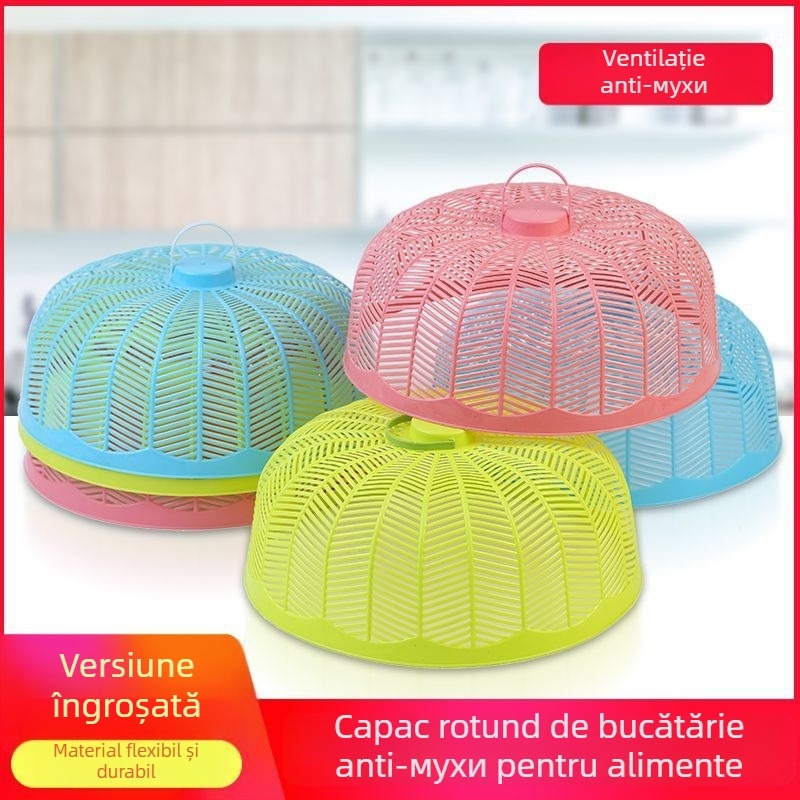 Capac rotund din plastic pentru masă - păstrează mâncarea proaspătă și ține departe muștele