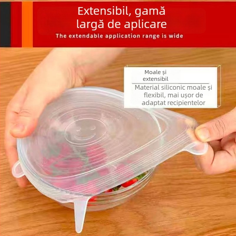 Capac circular etanș pentru boluri emailate din ceramică – capac universal pentru depozitare alimentară