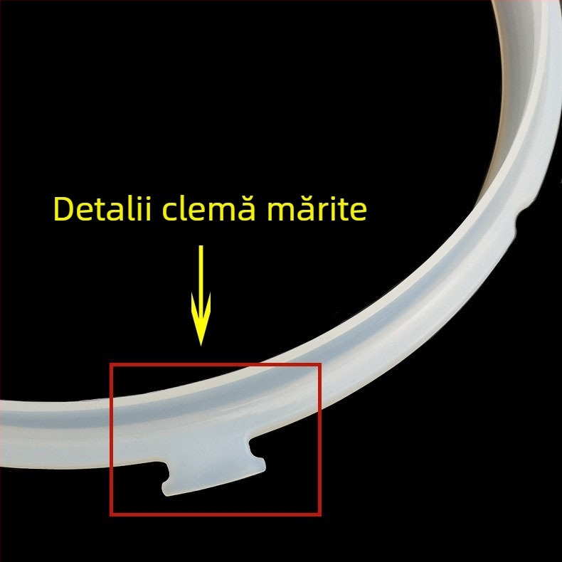 Inel de etanșare pentru oala electrică sub presiune Midea 4L/5L/6L – inel din silicon și din piele, piese de schimb durabile