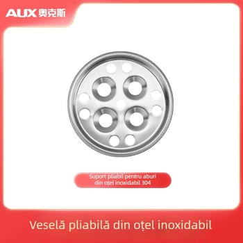 Ceainic pliabil cu placă de abur și set de veselă