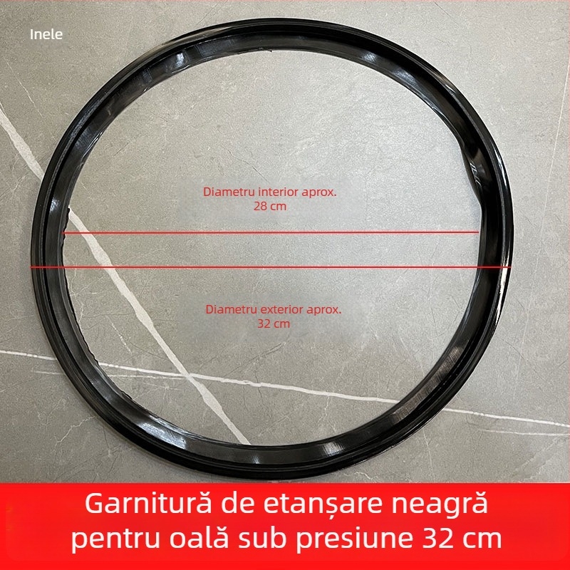 Oală sub presiune mică, multifuncțională pentru uz casnic, cu vas din piatră Maifan și accesorii, garnitură pentru mâner și ventil plutitor