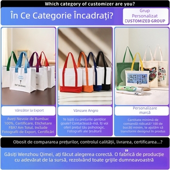 Geantă de pânză cu capacitate mare, personalizată pentru publicitate și expoziții, ecologică, cu imprimare rapidă a logo-ului