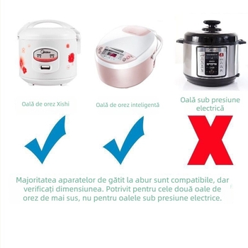 Suport universal original pentru aburi pentru oală de orez, accesorii de abur, grilă de abur pentru uz casnic