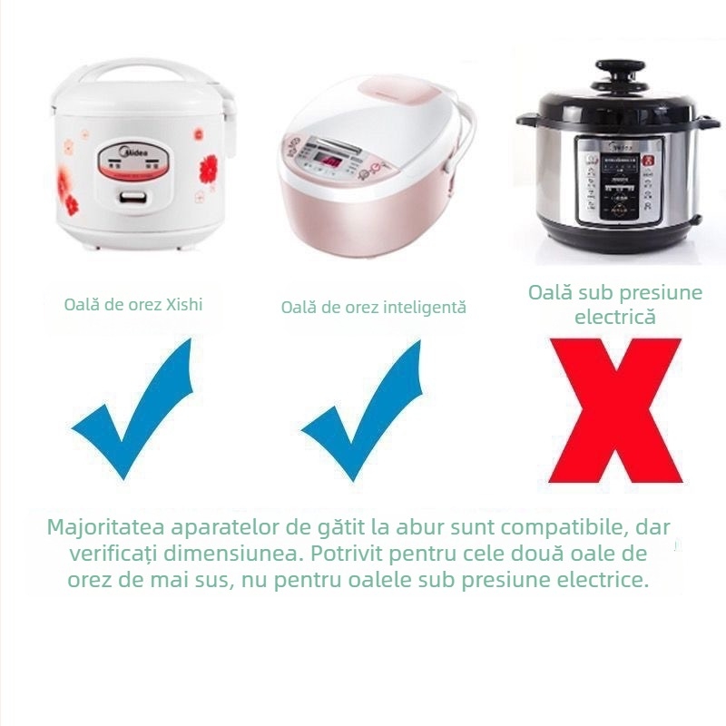 Suport universal original pentru aburi pentru oală de orez, accesorii de abur, grilă de abur pentru uz casnic