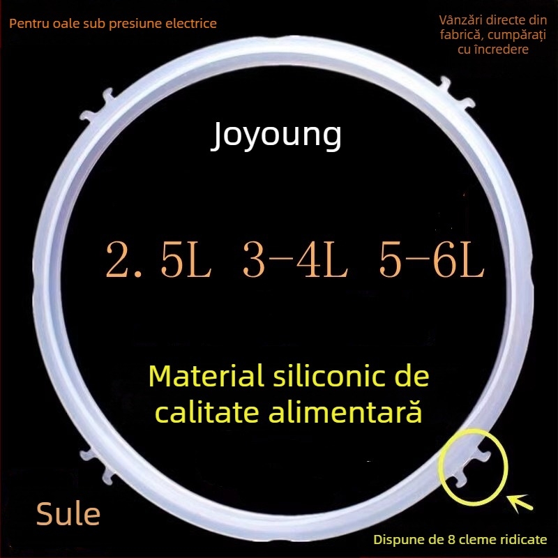 Inel de etanșare din silicon pentru oală electrică sub presiune, set 2L-8L, universal