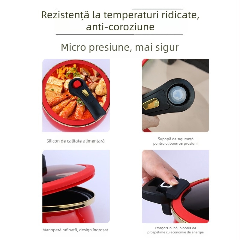 Inel de etanșare pentru oală sub presiune – silicon și gumă, îngroșat, pentru bucătăriile comerciale și hoteluri