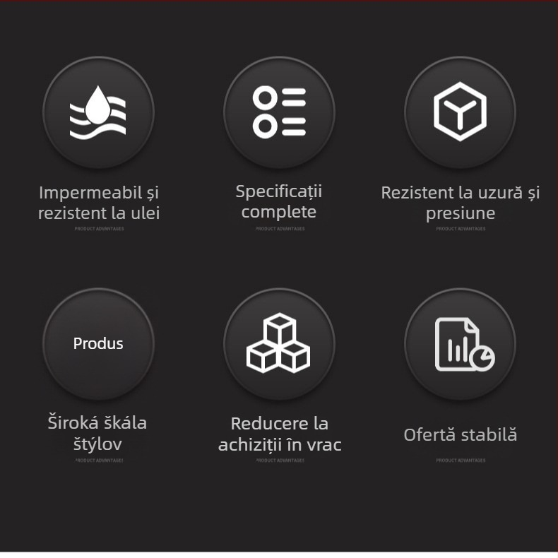 Inel de etanșare hidraulic pentru suport, pentru temperaturi înalte și presiune, etanșare eficientă, durabil