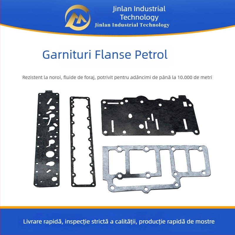Garnitură pentru conducte petroliere, rezistentă la temperaturi înalte, uzură și presiune; garnitură cu azbest, cu o bună duritate; specificații variate (ne-standard).