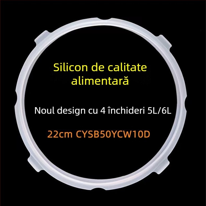 Garnitură de etanșare din silicon pentru capacul oalei electrice sub presiune 5L/6L