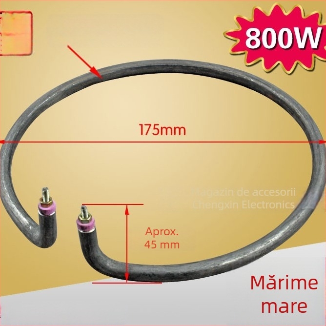 Set tuburi de încălzire pentru oală electrică, placă de încălzire cu folie groasă de aluminiu