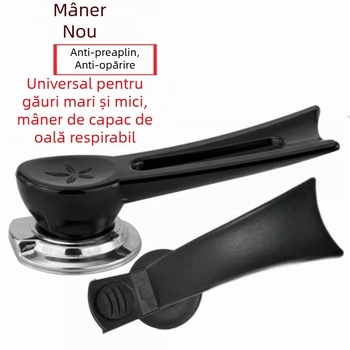 Perle din sticlă pentru mânerul capacului de oală – anti-arsură, anti-deversare, accesoriu universal pentru capac de sticlă