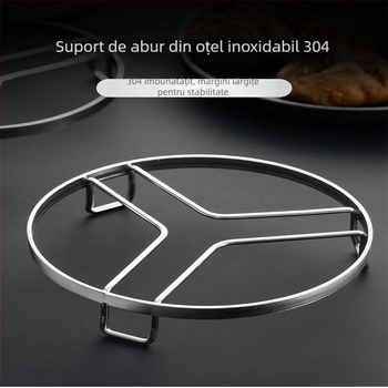 Raft de abur din oțel inoxidabil 304 pentru uz casnic, covoraș pentru oală și izolație, suport de abur universal pentru gătitul orezului