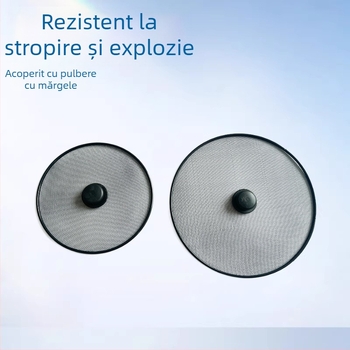 Protecție casnică împotriva stropilor de ulei, cu plasă fină