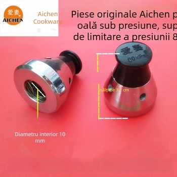 Set de supape pentru oală sub presiune: supapă de presiune, supapă de siguranță, supapă de eliberare a presiunii, conductă de evacuare