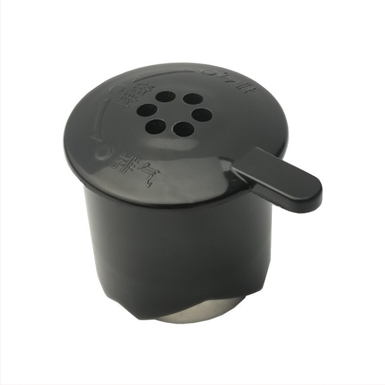 Ventil de evacuare pentru oală electrică sub presiune, accesoriu pentru capac, dimensiune universală, negru