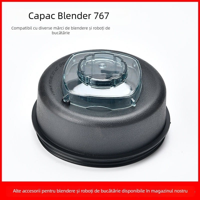 Capac universal de 2L pentru blenderul 767 cu viteză mare, compatibil cu aparate pentru lapte de soia, ceai cu lapte și mașini pentru băuturi cu gheață