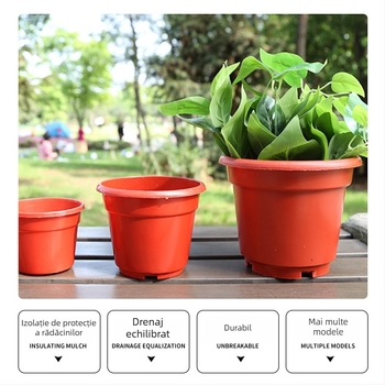 AB seria ghivece din plastic, cu margini ridicate și fund cu plasă de 1 galon, potrivite pentru plante verzi și suculente