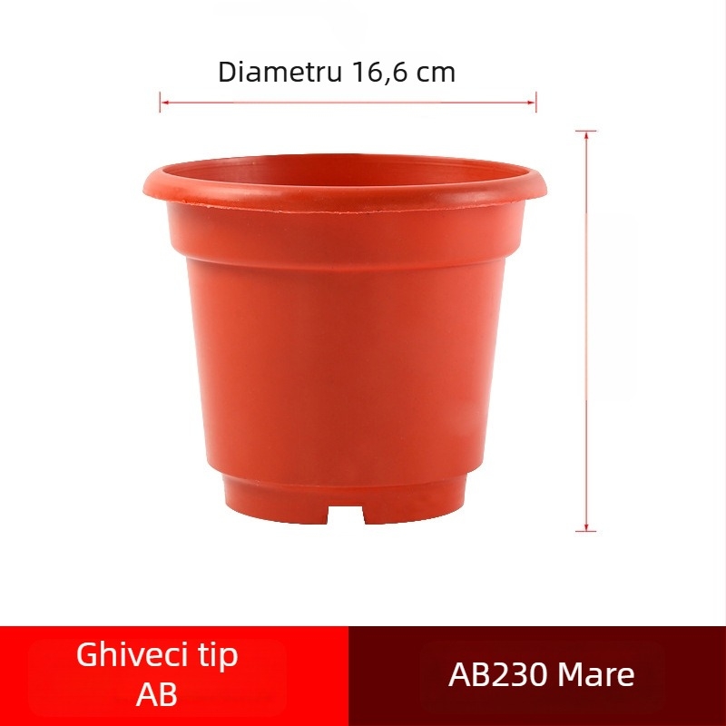 AB seria ghivece din plastic, cu margini ridicate și fund cu plasă de 1 galon, potrivite pentru plante verzi și suculente