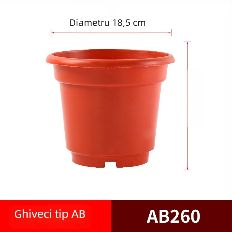 AB seria ghivece din plastic, cu margini ridicate și fund cu plasă de 1 galon, potrivite pentru plante verzi și suculente