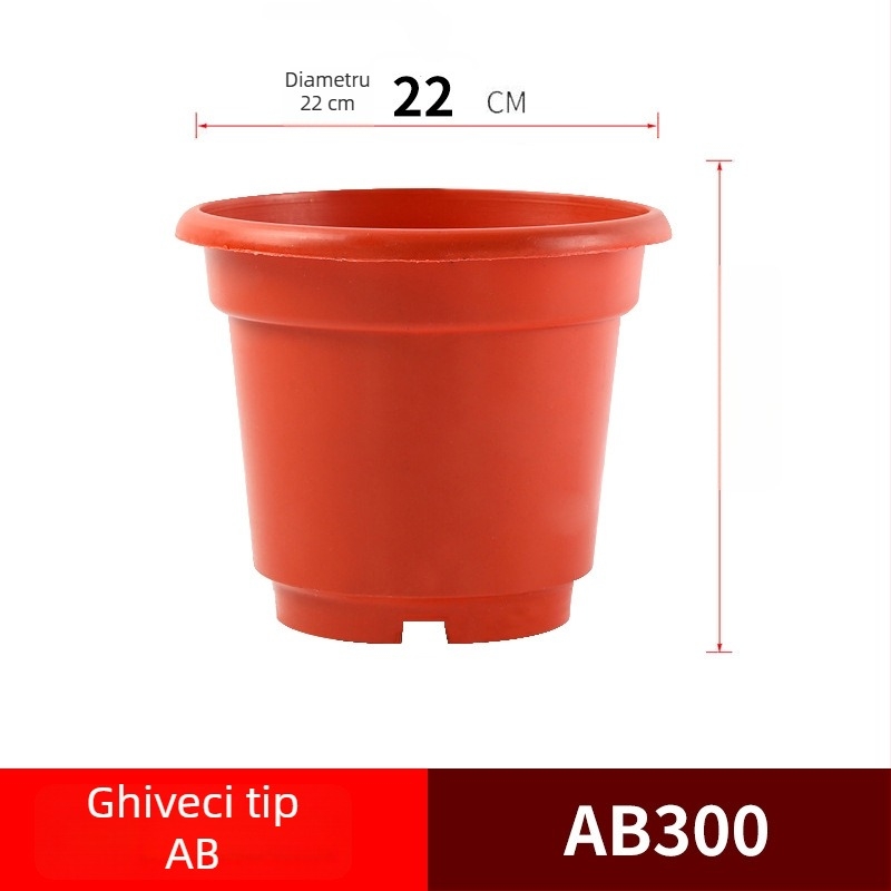 AB seria ghivece din plastic, cu margini ridicate și fund cu plasă de 1 galon, potrivite pentru plante verzi și suculente