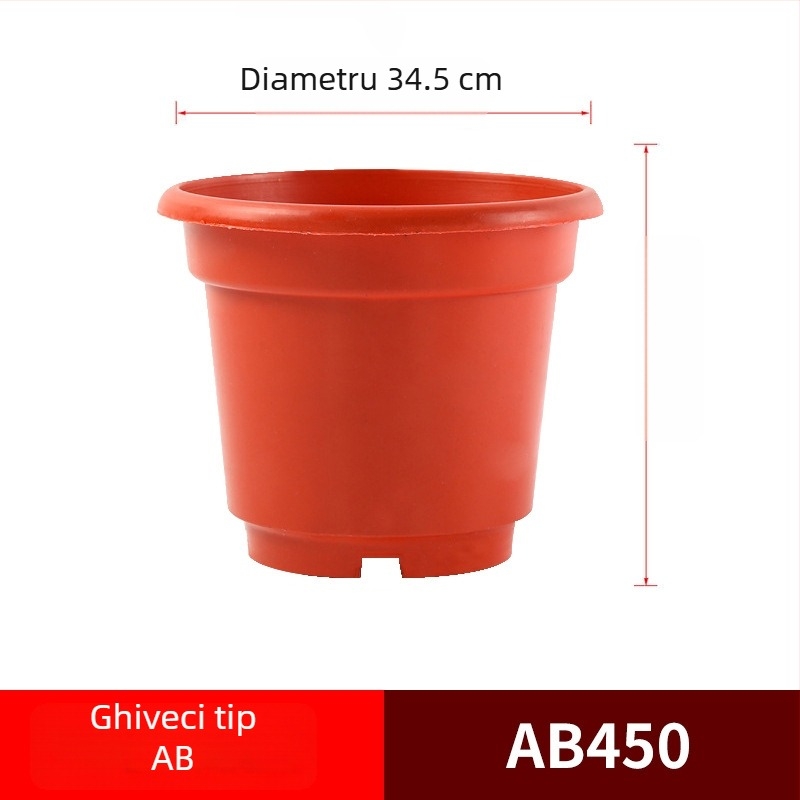 AB seria ghivece din plastic, cu margini ridicate și fund cu plasă de 1 galon, potrivite pentru plante verzi și suculente