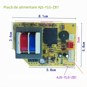 Placă de alimentare pentru oală electrică sub presiune AJS-YLG-ZB1, piese de reparație cu 5 pini
