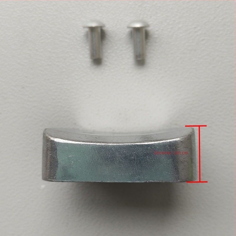 Happy 22–26 cm Suport din aluminiu pentru mâner, pernă de șezut și plăci din aluminiu pentru oală sub presiune – ansamblu cu nit fixat