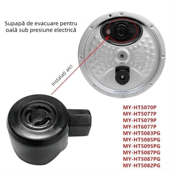 Valvă de abur pentru oală electrică sub presiune Midea MY-HT5070P/HT5077P/5079P/6077P