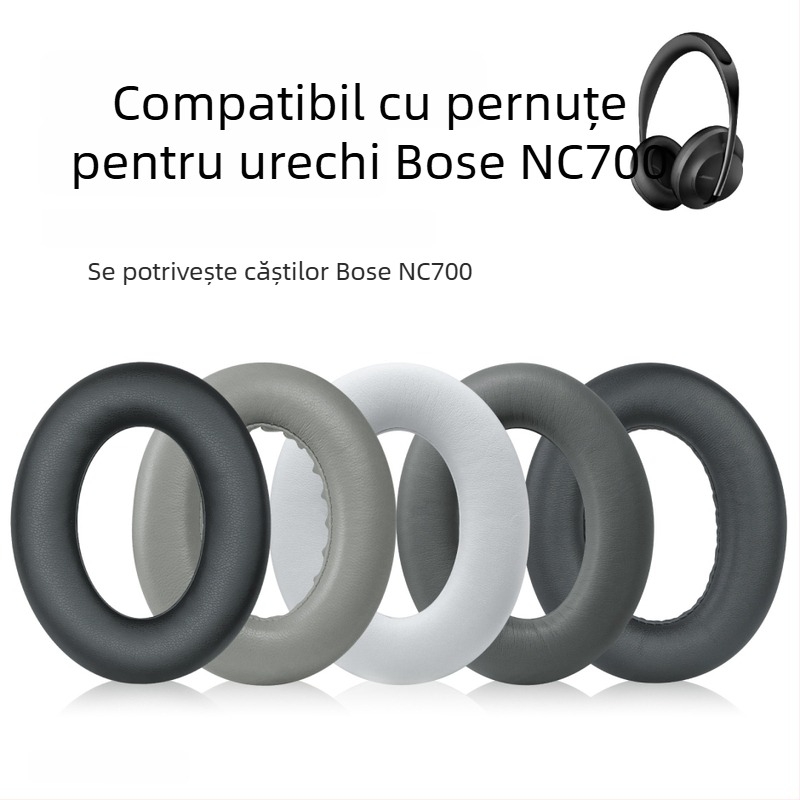 Headphonemagic Etui din piele pentru căști Bose NC700 cu cataramă