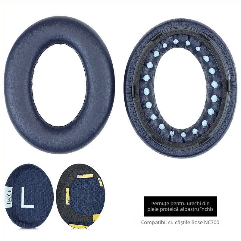 Headphonemagic Etui din piele pentru căști Bose NC700 cu cataramă