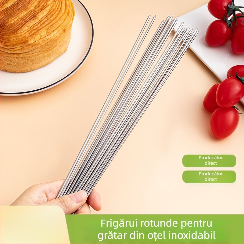 frigărui de grătar din oțel inoxidabil, de unică folosință pentru grătar în aer liber