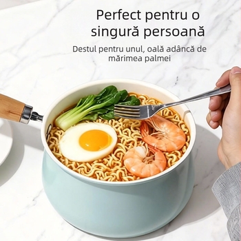 Oală ceramică mică pentru hrănire bebelușilor, antiaderentă, pentru supe și tăiței, stil Nordic, acasă și în restaurante