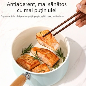 Oală ceramică mică pentru hrănire bebelușilor, antiaderentă, pentru supe și tăiței, stil Nordic, acasă și în restaurante