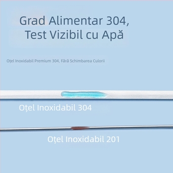 Frigărui din oțel inoxidabil 304, cu mânere din lemn groase, știfturi plate pentru frigărui de miel