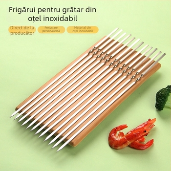 Frigărui din oțel inoxidabil pentru grătar de miel